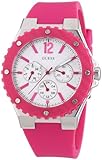 Guess Damen-Armbanduhr Analog Quarz Silikon W90084L2