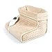 Vidabelle Fußwärmer in beige mit 3 Temperaturstufen, Abschaltautomatik, maschinenwaschbar, Füße aufwärmen mit dem Wärmeschuh