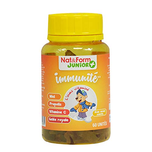 Nat & Form Ours+ immunité 60 oursons