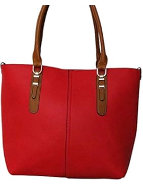 Chapeau-tendance , Herren Schultertasche rot rot