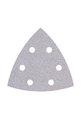 Wolfcraft 1163100 25 Haft-Schleifblätter für Farbe und Lack, Korn 120, gelocht 95
