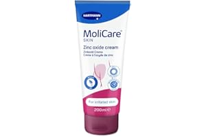 MoliCare Skin - Crème à l’Oxyde de Zinc Pour Protéger la Peau des Parties Intimes Irritées - pH Neutre à la Peau - 200 ml