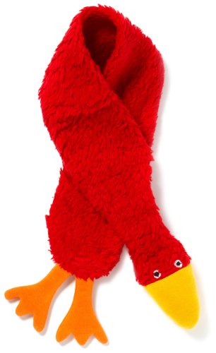 LANA Natural Wear Baby Basic Goose Auguste Scarf (Tomato, 9 Months)