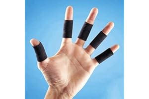 WMOOL 10PCS Sports Protective Gear Guard Support Wraps Basketball Volleyball Football Gloves Finger Protection Sleeve Stall Protector