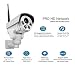Produktbild Lqqsxt Monitor 1080P WiFi-Überwachungskamera mit 4-Fach-Zoom mit Nachtsicht und wasserdichte IP-Kamera für den Innen- / Außenbereich IP66, für iPhone/Android-Telefon