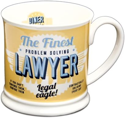 Diner Mugs Personalised Style Mug - Lawyer (One Size)