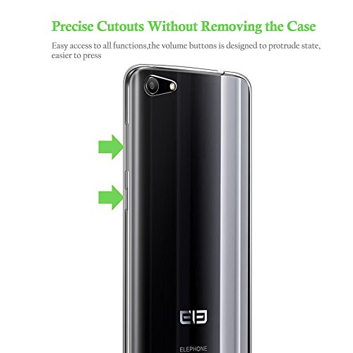 Funda para Elephone S7  Olycism Ultra-delgado Transparente  Ajuste Perfecto  Shock Absorci  n  Anti Ara  azos  Flexible TPU Silicona Case Protecci  n Estuche Cover Transparent 