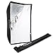 Produktbild CRAPHY 24''x35''/60x90cm Professionell Fotostudio Blitzgeräte Rechteckig Softbox Reflektor Diffusor mit Tragetasche für Porträt Fotographie…