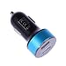Produktbild VORCOOL Auto-Ladegerät Digitalanzeige Dual-USB-Anschluss 3.1A USB-Ladeadapter Auto-Spannungsanzeige (blau)