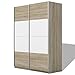 Produktbild vidaXL Kleiderschrank mit 2 Schiebetüren Hochglanz Weiß 150 cm