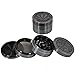 Produktbild Amsterdam 4 Teil 50 mm Magnetische Kraut Blattmuster Grau Grinder Metall Spice Grinder