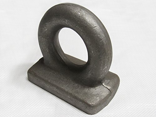 Secure Fix Direct Rectangular Base Deckplate 3/8'' 2T Proof Load (10MM Eye Plate Lashing Weld On Deck Self Colour)