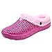 Produktbild Hausschuhe Damen Herren Winter Gefütterte Clogs Pantoletten Gäste Home DOLDOA