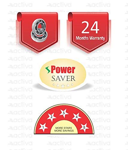 ACTIVA 1200mm Ceiling Fan, 390 RPM High Speed Air Delivery, 50 Watt Cooper Winding Motors, Anti Dust Coating, Less Noise, Large Sweep, 2 Years Warranty (Super Orange) - Image 9