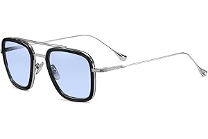 SHEEN KELLY Acetato di fascia alta Tony Stark Occhiali da sole Nylon Lens Iron Man Eyeglasses For Men Donne Ragno uomo occhiali