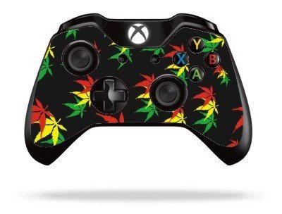 the grafix studio Weed Leaf Xbox One Remote Controller/Gamepad Skin/Cover/Vinyl xb1r36