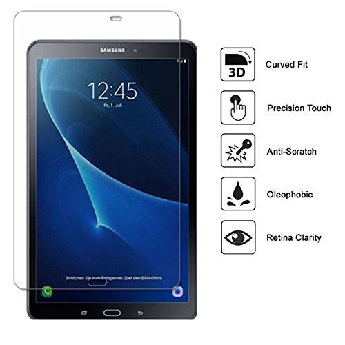 Samsung Galaxy Tab A 10.1(2016)/T580N T580 T585C P585N P580N Schutzfolie, EasyULT Samsung Galaxy Tab A 10.1(2016)/T580N Panzerglas Kristallklare Gehärtete Glas Schutzfolie(Panzerglas) - 3