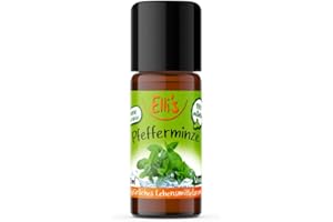 ‎ELLI´S Ellis Aromen Pfefferminze NATÜRLICHES Lebensmittelaroma | Aromakonzentrat aus 100 % Veganen und Natürlichen Ursprung | Für Speisen & Getränke | 10 ml
