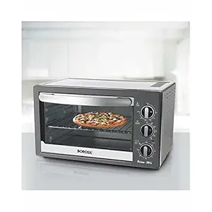 Borosil BOTG30CRS13 30 L OTG with Motorised Rotisserie And Convection, Black