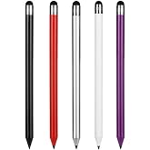 Microcase Universal Telefon Tablet Navigasyon 2in1 Stylus Pen Dokunmatik Kalem - AL3465 (G&uuml;m&uuml;ş)