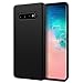 Price comparison product image MoKo Compatible with Galaxy S10 Case, Shockproof Slim Fit Liquid Silicone Gel Rubber Protective Case Soft Touch Back Cover Fit with Galaxy S10 6.1 inch 2019 - Black