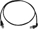 Produktbild Telegärtner Cat. 7 MP8 FS 600 LSZH 1 m; 1 x 90-Degrees 1.5 m schwarz Netzwerk-Kabel – Netzwerk-Kabel (1,5 m, männlich/männlich, schwarz)
