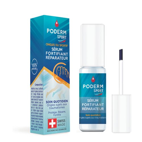 ONGLES NOIRS, ANTI RISQUE MYCOSE ONGLE. RÉPARE, PROTEGE, ASSURE ET MAINTIENT UNE REPOUSSE SAINE DE L'ONGLE. RECOMMANDÉ POUR LES SPORTIFS