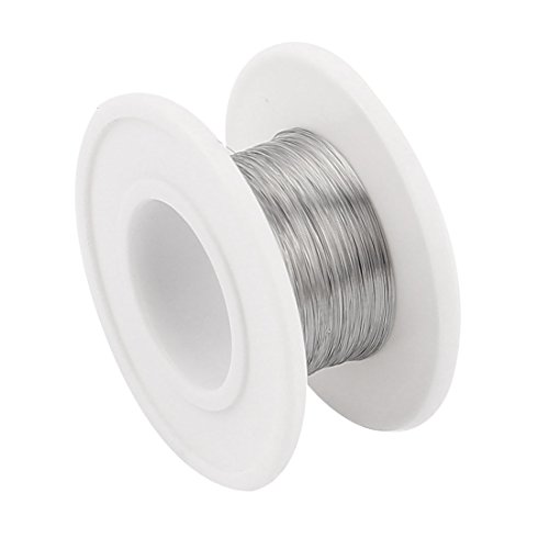sourcingmap® Nichrom 0,1mm 38 Drahtstärke AWG 100M 43,87Ohm/ft Widerstandsdraht Heizdraht - 2