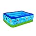 Produktbild QARYYQ Aufblasbare verdickung Baby Schwimmbad Kinder Schwimmbad Kinder übergroßen wasserpark verdickung Isolierung Auflage Pool Baby Bad Barrel 150x105x55cm Aufblasbare Badewanne