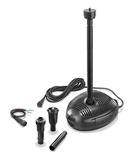 Solar Teichpumpe Genova mit 2 verschiedenen Sprinkleraufsätzen, Esotec 101735