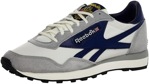 Reebok Aztec II, Scarpe da Ginnastica Unisex-Adulto, Grey 3/Chalk/Vector Navy, 37.5 EU