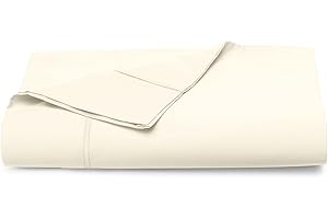 PIZUNA LINENS Pizuna Lenzuolo sopra Cotone 180x280 cm Nuovo Avorio, 400 fili con trama Sateen in 100% Cotone a fiocco lungo Lenzuolo sopra 180x280 1 solo pezzo (Lenzuolo sopra Cotone Nuovo Avorio)