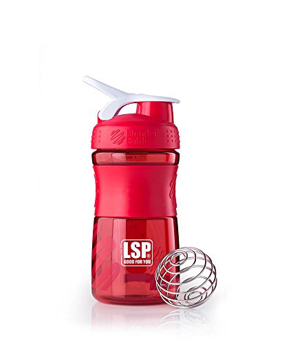 Preisvergleich Produktbild LSP Blender Bottle, 1er Pack, 600ml (Rot)