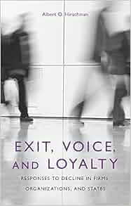 Exit Voice And Loyalty Responses To Decline In Firms
