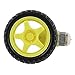 Produktbild Sourcingmap® 1: 48 Kunststoff Tire Reifen Rad w DC 3–6 V Gear Motor Smart Auto Roboter