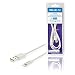 Produktbild Valueline Synchronisations- und Ladekabel für iPad/iPhone/iPod, Apple Lightning - USB 2.0 A Stecker, weiß 2,00 m ne550636517