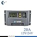 Produktbild 20 A 12 V/24 V Automatische Erkennung Hohe Effizienz PWM Solar Laderegler und Solar Panel Regler