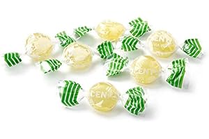 CASA DEL FRUTTINO Caramelle Zenzero Senza Zucchero - Dolcificate con estratti di Stevia, solo ingredienti di Origine Naturale - Confezione da g 500 (circa 170 caramelle)
