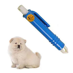 Anti Tick/Lice/Flea/Mite Remover/Picker/Tweezer for Healthy Care of Puppies/Dog/Cat/Kitten (Blue)
