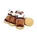 Produktbild kuuboo Schutzstiefel für Hunde, Set 4 Wasserdicht Antirutsch Gummi Hund Schuhe für kleine und mittelgroße Hunde, warm Walking Cozy Pet Hund Schuhe Stiefel