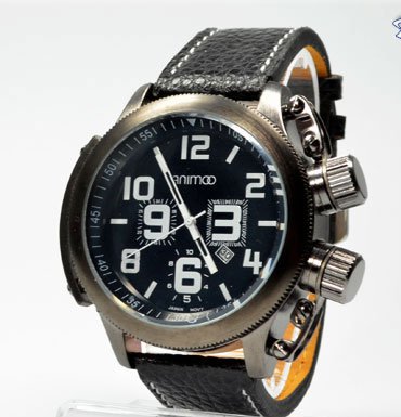 XXL Herrenuhr von Animoo mit Datumsanzeige und Chronograph Look, Retro Design XXL Herrenuhr von Animoo mit Datumsanzeige und Chronograph Look, Retro Design