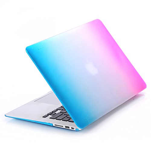 hibote MacBook Pro 15,4 „Case mit Retina Display, Soft-Touch-Kunststoff-Hartschalen-Snap On Carrying Case Cover für Apple MacBook Retina 15-Zoll A1398 Regenbogen - 2