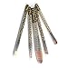 SelfTek 15pcs Makeup Cosmetic Brushes Pen Guard Mesh Protectors Cover White