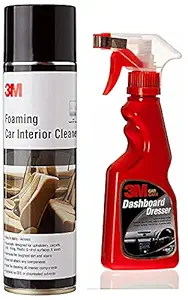 3M Interior Cleaner 580g & Dashboard Dresser 250ml Combo