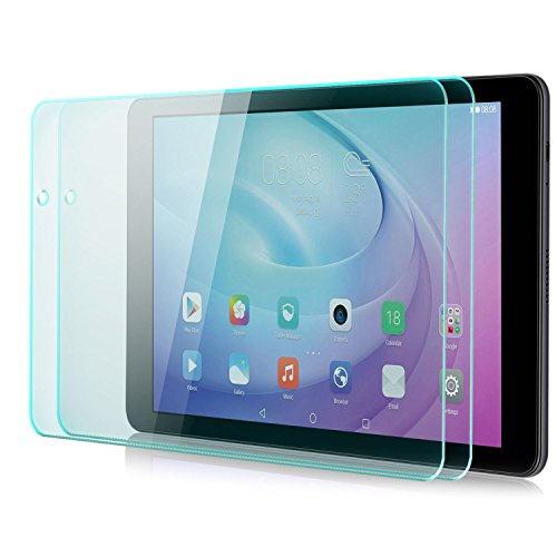 Saxonia [2 Stück] Displayschutzfolie [gehärtetes Glas] Huawei MediaPad T2 10.0 Pro Panzerglasfolie Hartglas Schutzfolie Panzerglas Folie (9H) | HD Klar Transparent