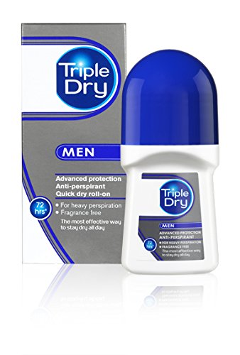 Triple Dry Men 72 hours Advanced Protection Anti-Perspirant Quick Dry Roll-On 50ml
