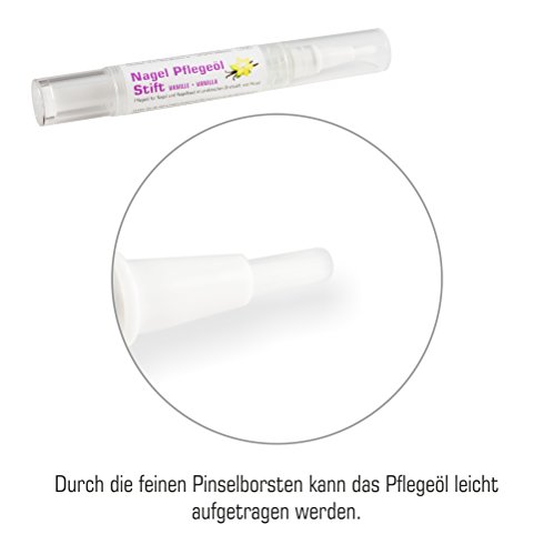 NAILFUN Nagelhaut Pflegestift Vanille Vanilla 4ml – Cuticle-Pen - 3