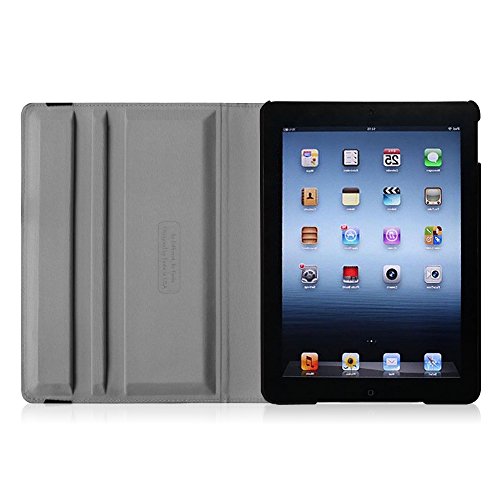 Fintie iPad 2/iPad 3/iPad 4 Hülle – 360 Grad rotierende Schutzhülle mit Standfunktion Smart Cover Case Tasche Etui mit Auto Schlaf / Wach Funktion für Apple iPad 2,iPad 3 & iPad 4th Generation mit Retina Display – Dont Touch - 7