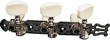 Kit Guitar Tuning Pegs clásicas. WB1 Bridge In Nickel And Swivel Plastic