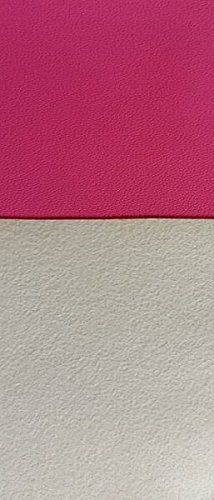 PU Kunstleder – pink – 100 cm x 140 cm als Meterware – weich und feine Struktur – matt – in verschiedenen Farben – meterware – Zuschnitt ca 0,5mm dick, Breite ca. 140 cm - 2